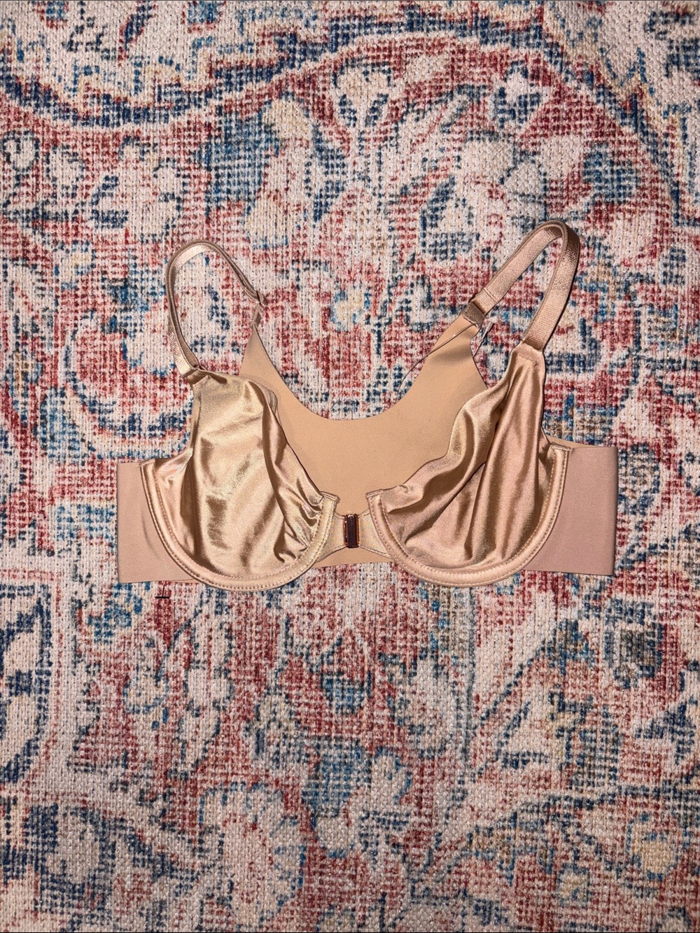 Soma Vanishing 360 Unlined Perfect Front Close Bra in Soft Tan SZ 32B NWT - Picture 3 of 5